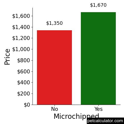 Price of Airedale Terrier by Microchipped 