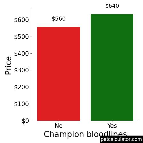 Price of Plott by Champion bloodlines 