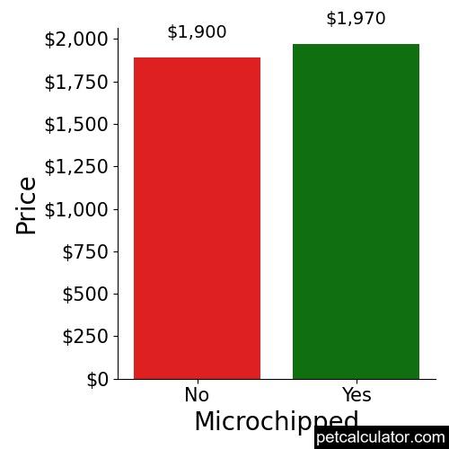 Price of Sheepadoodle by Microchipped 