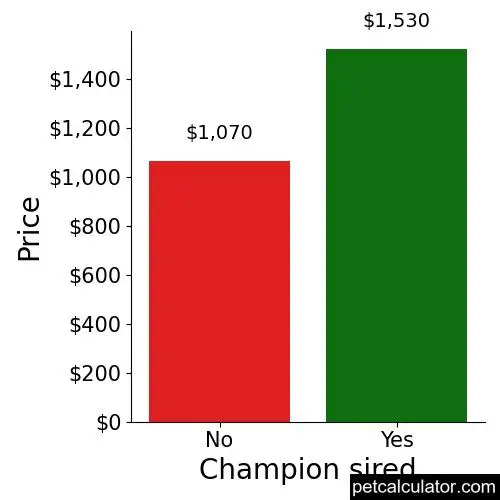 Price of Siberian Husky by Champion sired 