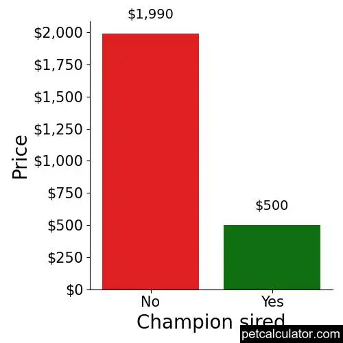 Price of Xoloitzcuintli by Champion sired 
